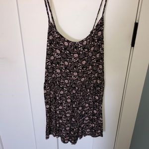 American Eagle flower romper size small